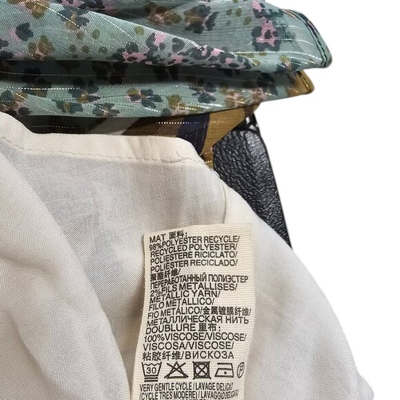 Suncoo Paris Carissa Robe, Pleated , Tie Waist, Midi, Lined, Flowy, Size T2 / M - Picture 5 of 11